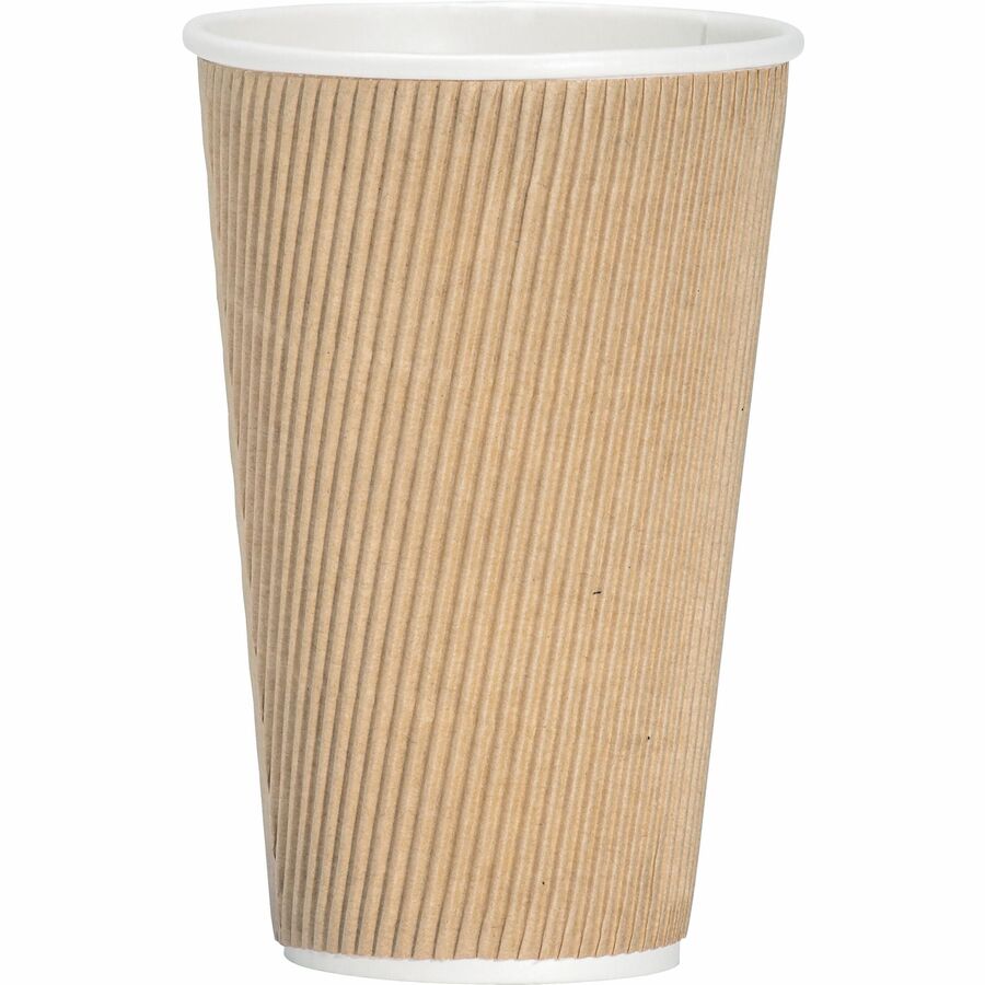 Genuine Joe Solutions Styrofoam Cup, 300 Per Carton, White, 24 fl oz. 