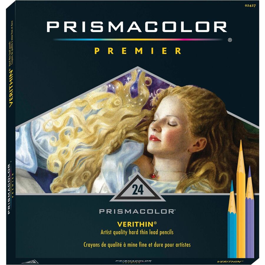 Prismacolor 20044 Col-Erase 12 Blue Woodcase Barrel 0.7mm Soft Lead Blue  Colored Pencil with