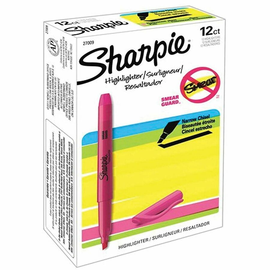 Sharpie Retractable Highlighters, Chisel Tip, Assorted, 8 Count