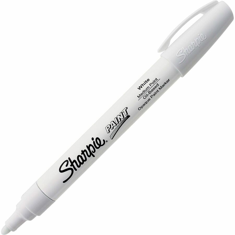 Sharpie Paint Oil-based Permanent Markers, Set of 6 Colors Black, Red,  Blue, White, Silver, Gold Sharpie Oil Paint Markers 