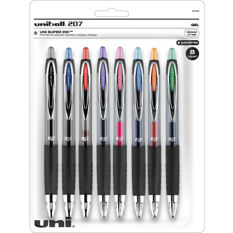 Pilot® FriXion ColorSticks Erasable Gel Pen, Stick, Fine 0.7 mm, Assorted  Ink and Barrel Colors, 10/Pack