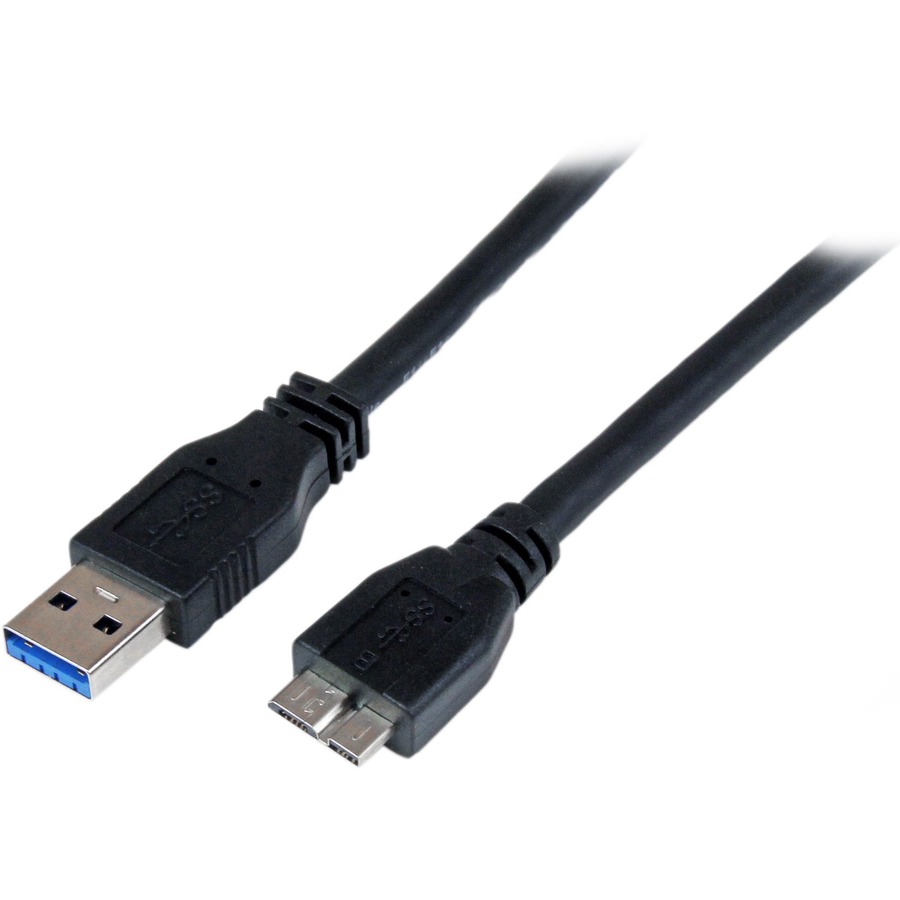 3m 10ft Slim USB 3.0 Micro B Cable - M/M - USB 3.0 Cables, Cables