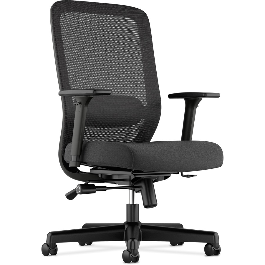 HON Exposure Mesh High-Back Task Chair - Black Fabric Seat - 5-star ...