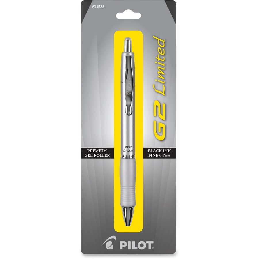 Pilot G2 Metallics Retractable Gel Pen, Fine 0.7mm, Assorted Ink/Barrel, 8/Pack