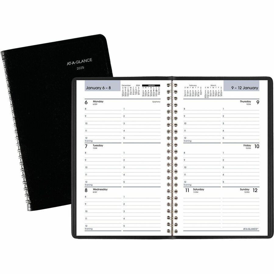 AT-A-GLANCE 2023 Daily Planner One Page Per Day Refill Loose-Leaf Desk Size  5 12 