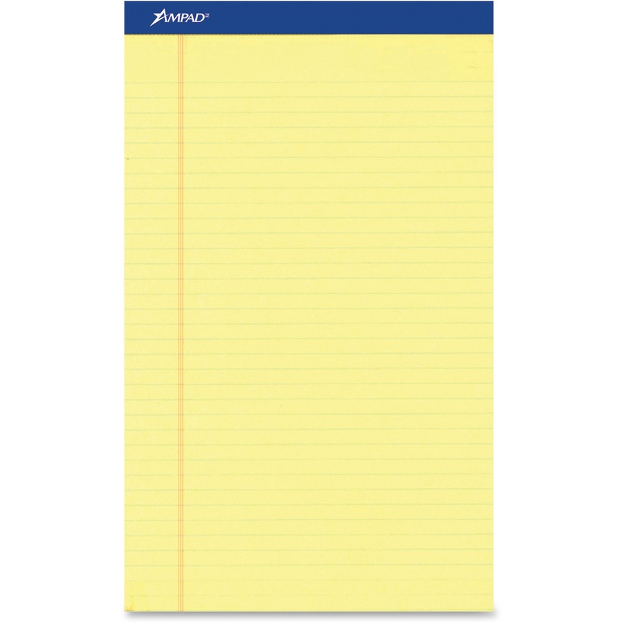 Post-it Original Notes, 5 x 8, Lined, Canary Yellow, 50-Sheet Pads - 2/Pack