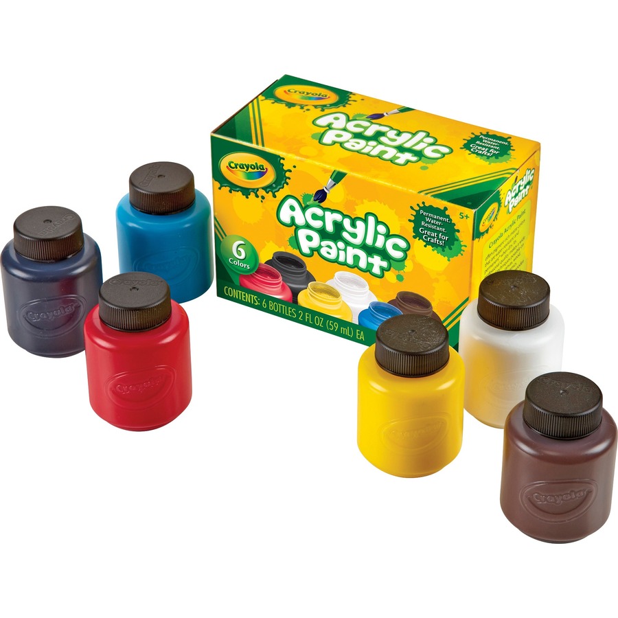 Crayola 6-color Acrylic Paint Set