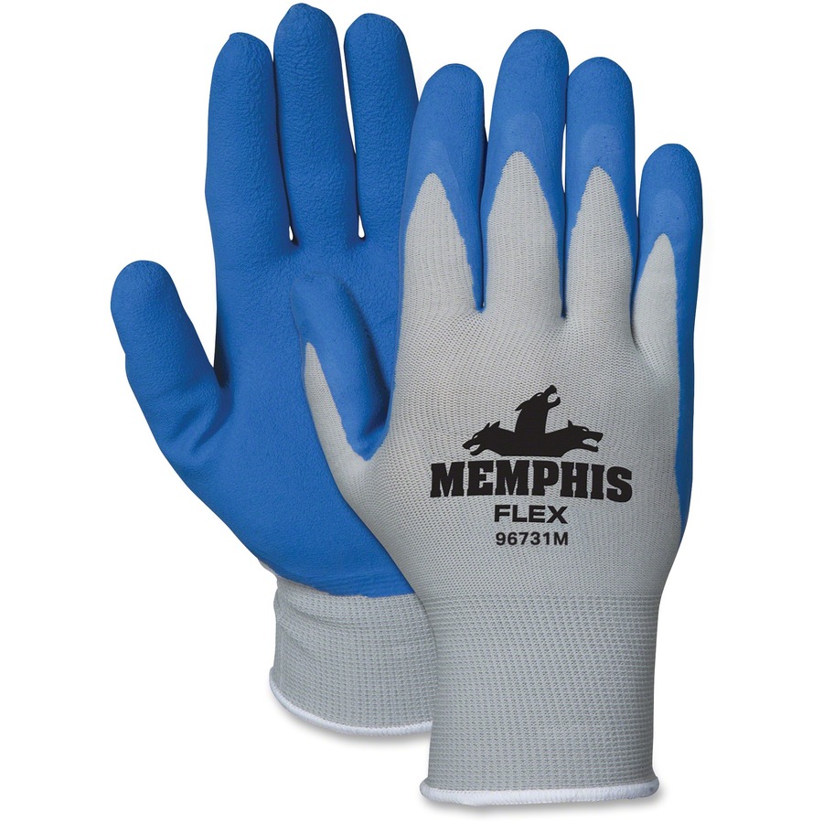 Memphis Bamboo Protective Gloves - Medium Size - Gray, Blue, White - Knit  Wrist, Comfortable, Breathable - For Material Handling, Assembling,  Farming, Construction, Landscape, Plumbing, Shipping, Manufacturing - 2 /  Pair - 6 Glove Length - Filo CleanTech