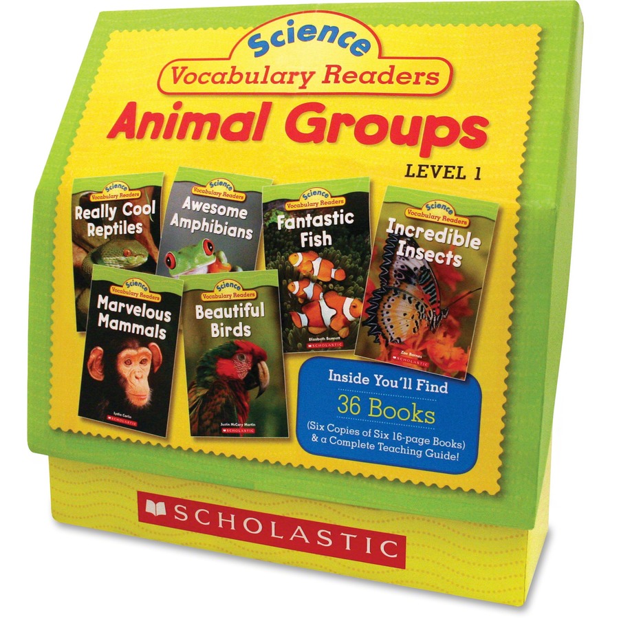 Scholastic Vocabulary Readers Animal Groups Level 1 Printed Book