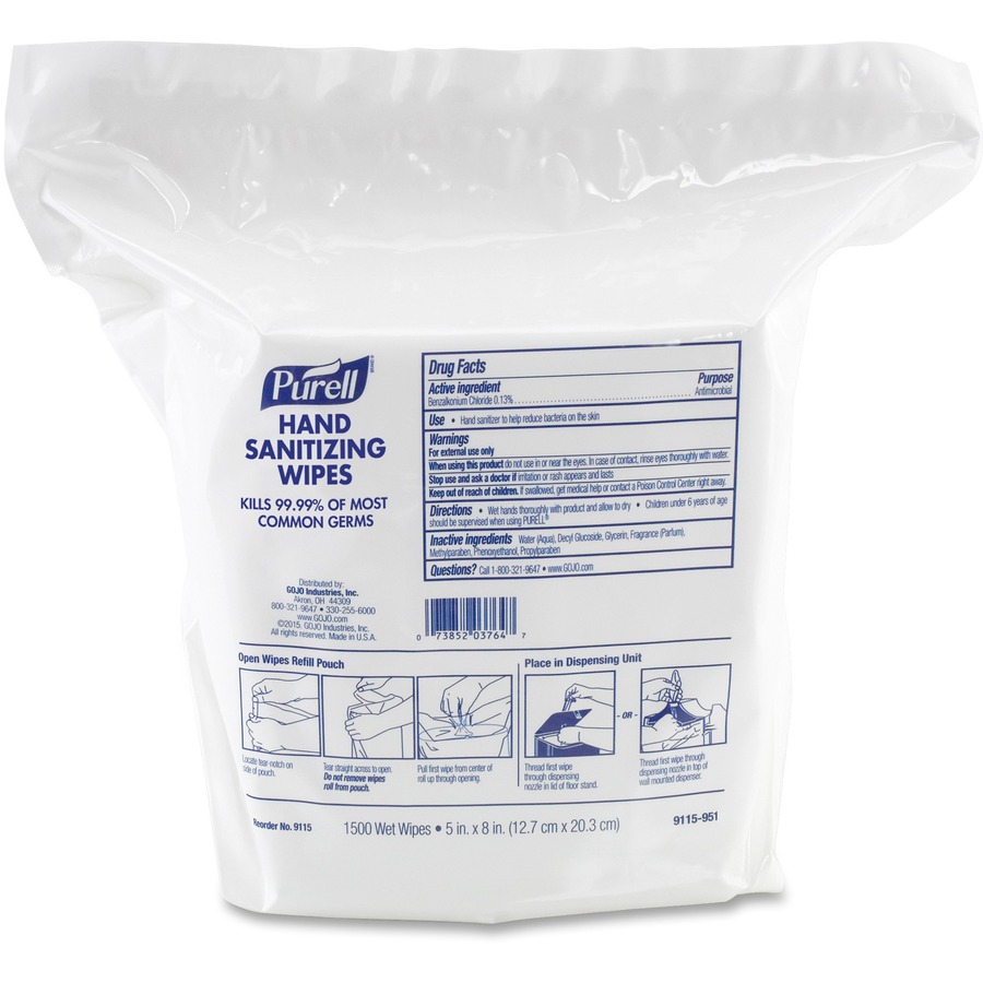 Wholesale PURELL® Sanitizing Wipes GOJ911502 in Bulk