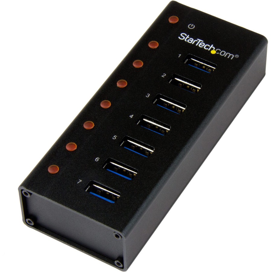 7-Port USB 3.2 Gen 1 Charging and SuperSpeed Mountable Data Hub