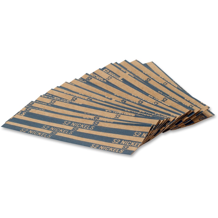 Color-coded Flat Coin Wrappers By Iconex™ ICX94190052