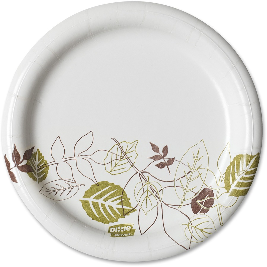Dixie Paper Plates 9 in dia. White 4 Packs of 250 Plates Per Case