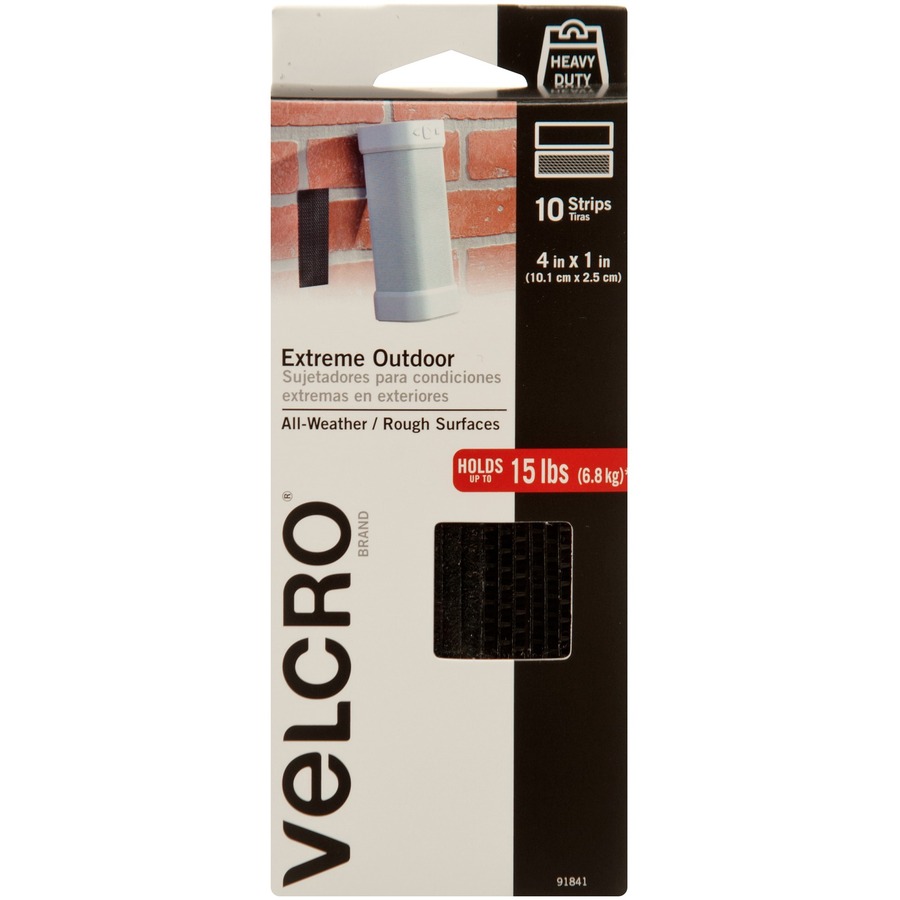 VELCRO Brand - Sticky Back Hook and Loop Fasteners | Perfect for Home or  Office | 2in x 1in Strips | Pack of 6 | Black