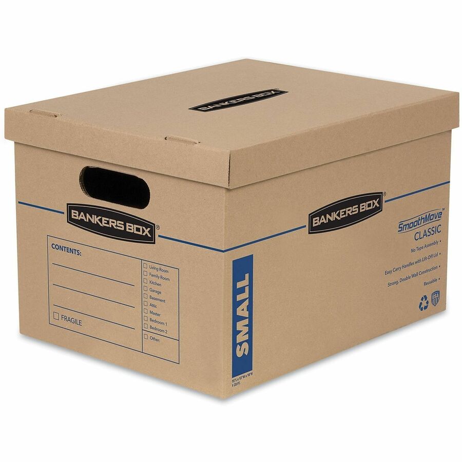 Bankers Box SmoothMove Classic Moving Boxes, Small 15pk - Internal ...