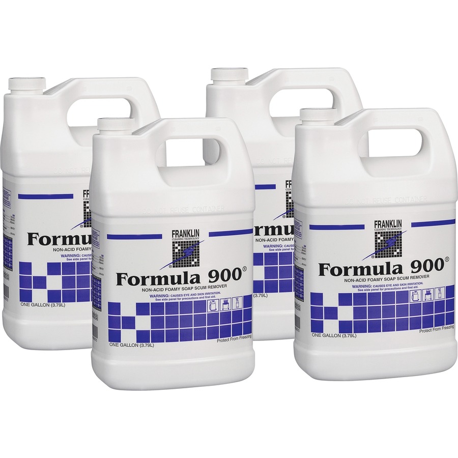 Franklin Chemical Formula 900 Soap Scum Remover - For Multi Surface - Liquid  - 128 fl oz (4 quart) - 4 / Carton - Thomas Business Center Inc