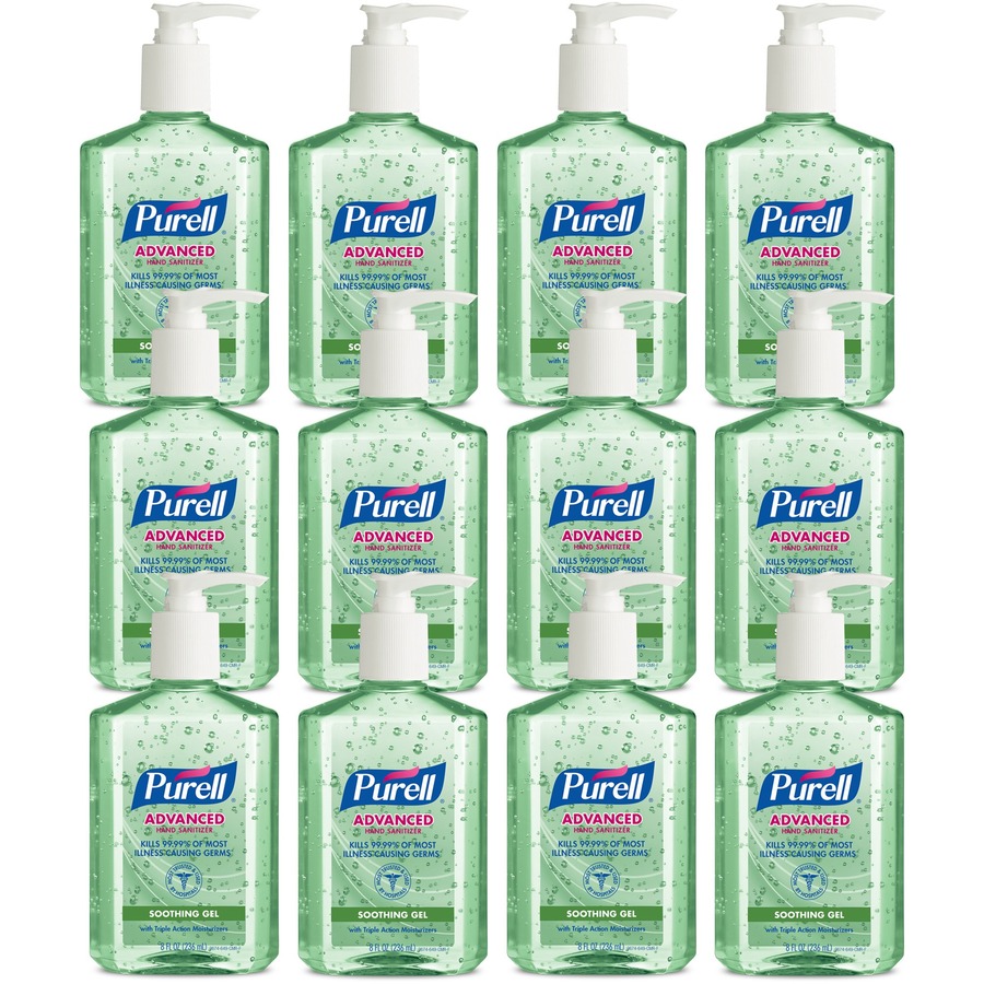 Download PURELL® Sanitizing Gel - Floral Scent - 8 fl oz (236.6 mL) - Pump Bottle Dispenser - Kill Germs ...