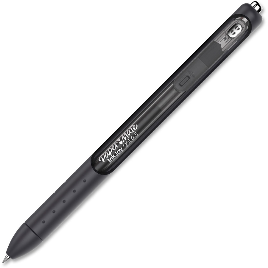 Gel Pens Black Office Pens 0.5mm Smooth Writing Pen No Smear Smudge Ink  Click