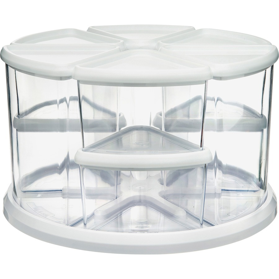 Deflecto Rotating Carousel Organizer 9 Compartment S 6 6