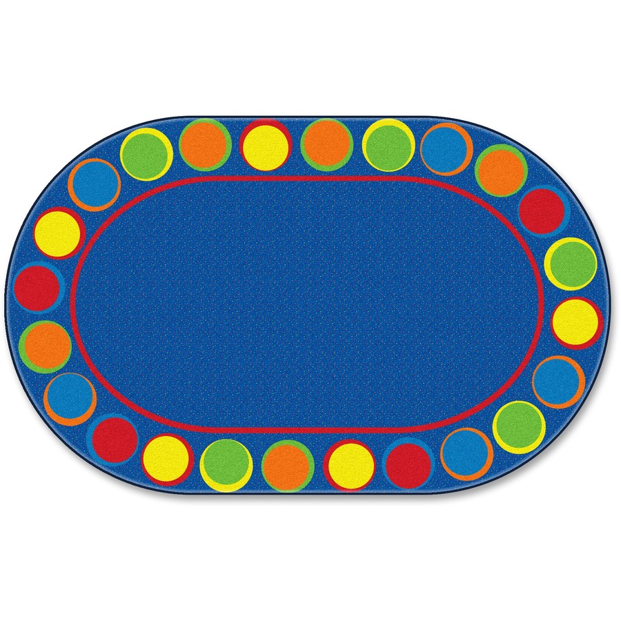 Flagship Carpets Cheerful Sitting Spots Oval Rug FE30745A | Bulk Office ...
