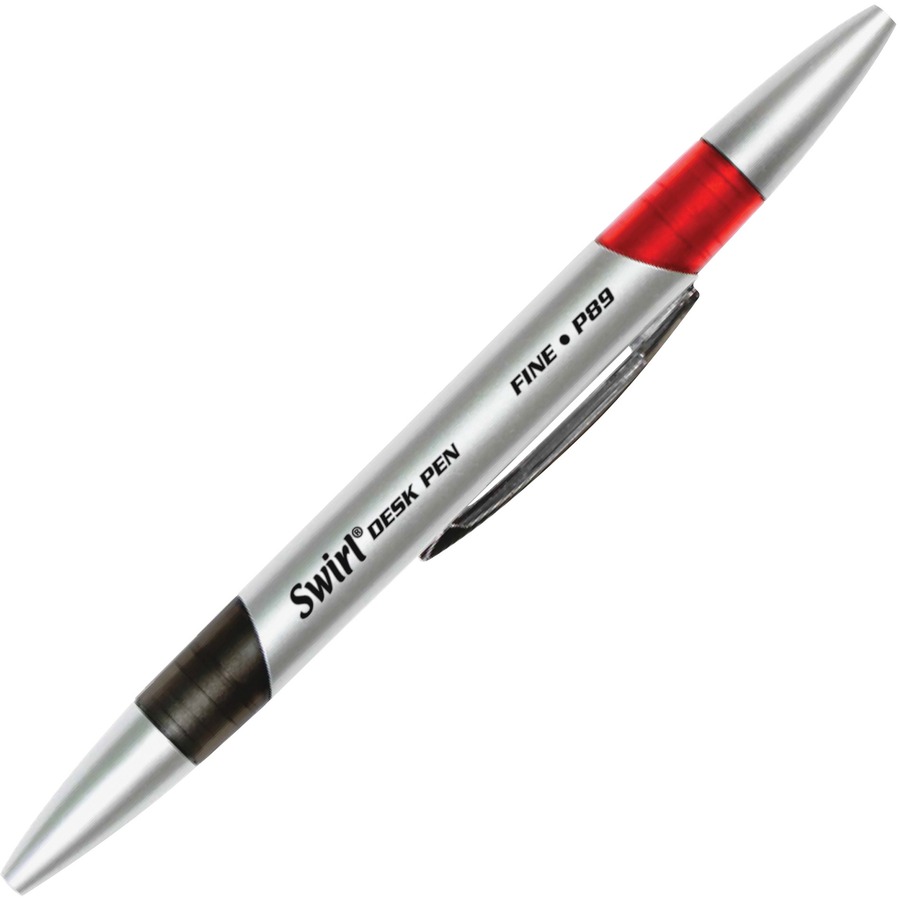 Mpdp89 Moon Products Swirl Desk Pen Fine Pen Point Black