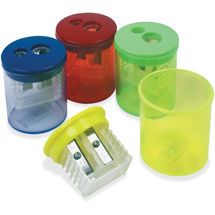 Office Depot Brand Dual Powered Pencil Sharpener Assorted Colors