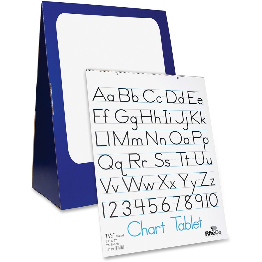Magnetic Jumbo Dry Erase Lined Paper Charts