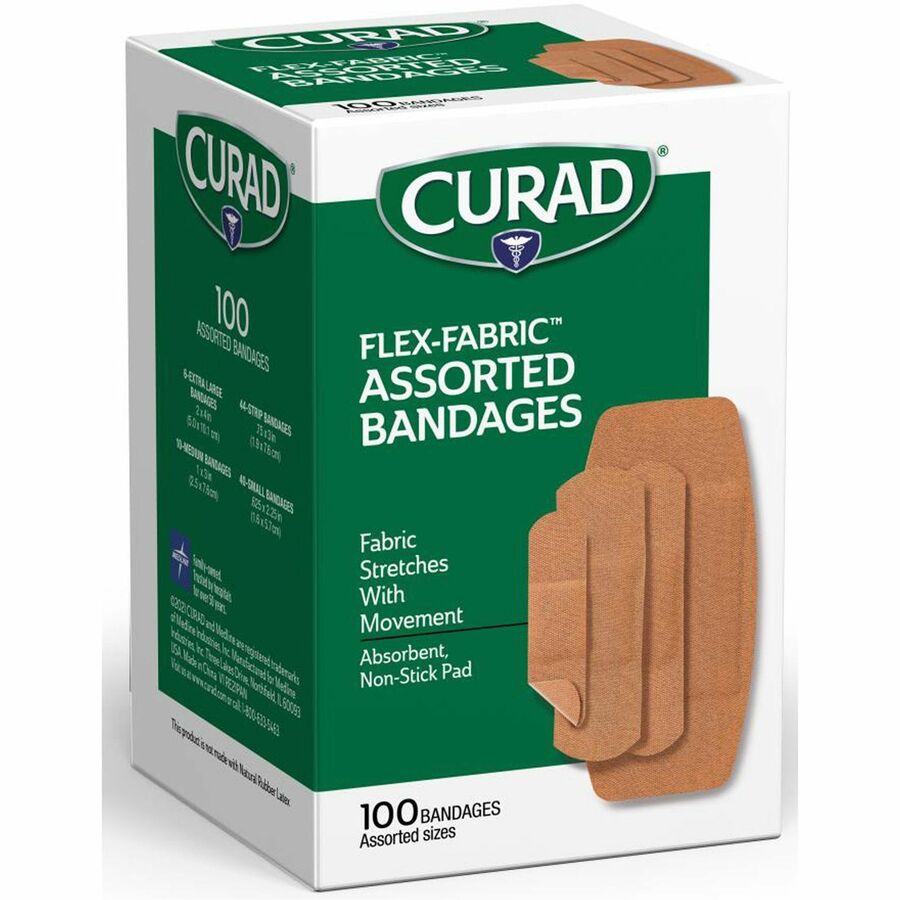 Curad Fabric Adhesive Bandages 1200/Case