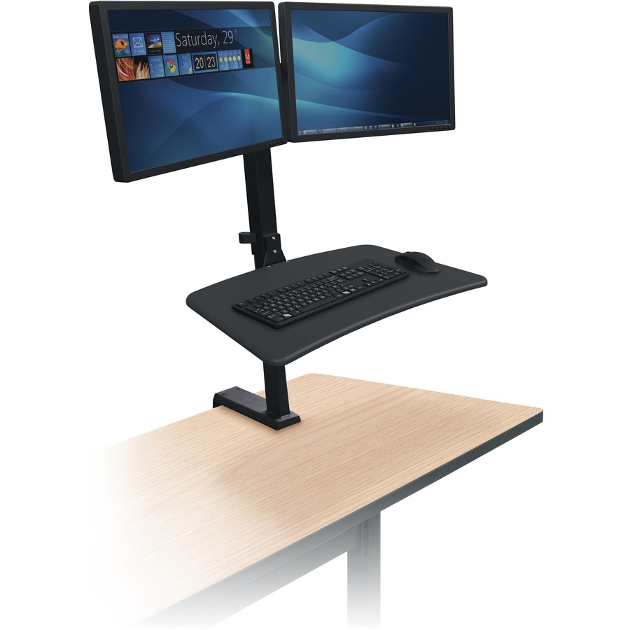 Mooreco Up Rite Desk Mount For Monitor Notebook Tablet Keyboard