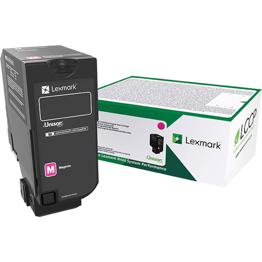 Lexmark Original Toner Cartridge - Magenta - Laser - High Yield - 12000  Pages - 1 Each