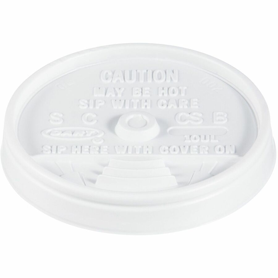 Dart DCC16UL Sip Thru Cup Lid, White