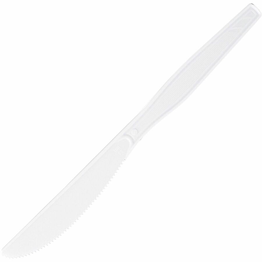 Dixie Medium Weight Black Plastic Knives, 100 Count 