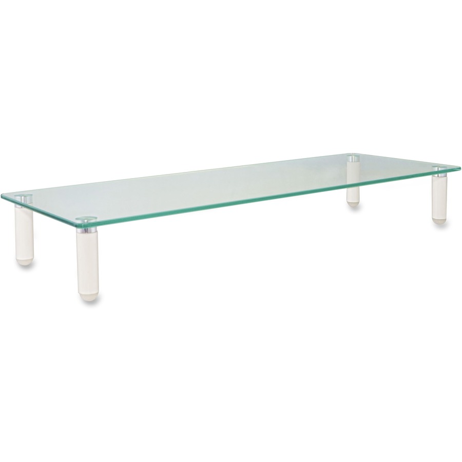 Kantek Glass Monitor Riser/Desk Shelf MS370 | Bulk Office Supply