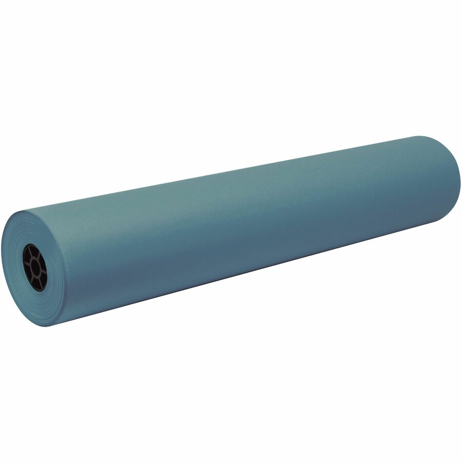 Decorol Flame Retardant Art Paper Roll, 36 Inches x 1000 Feet, Sky Blue