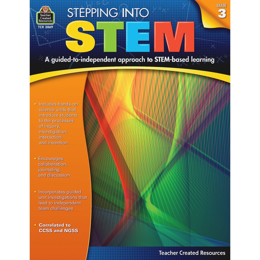 Teacher Created Resources Grade 3 Step Into STEM Workbook Printed Book