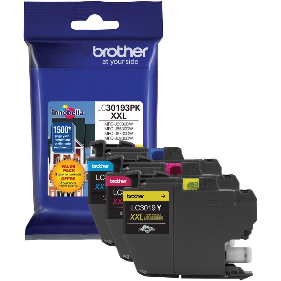Brother LC30193PK Genuine Super High Capacity Color Ink Cartridge