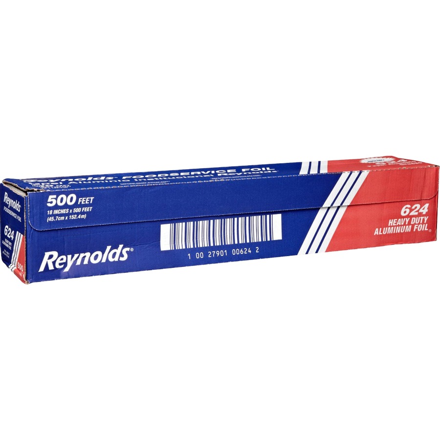 Reynolds PactivHeavy-duty 18 Aluminum Foil - 18 Width x 500 ft Length - Heavy  Duty, Moisture Proof, Odorless, Grease Proof, Durable, Heat Resistant, Cold  Resistant - Aluminum - Silver - R&A Office Supplies