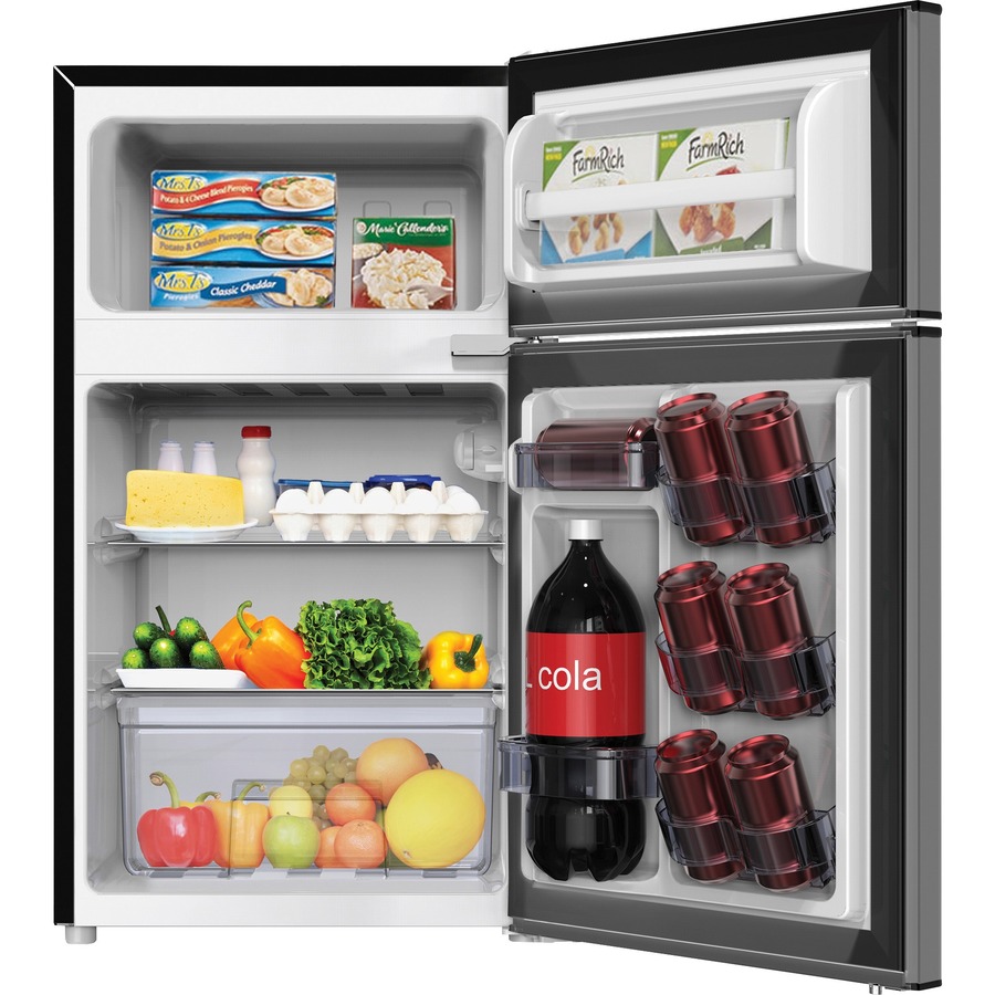Avanti 3.1 cu. ft. Compact Mini Fridge with Freezer in Stainless Steel  RA31B3S - The Home Depot