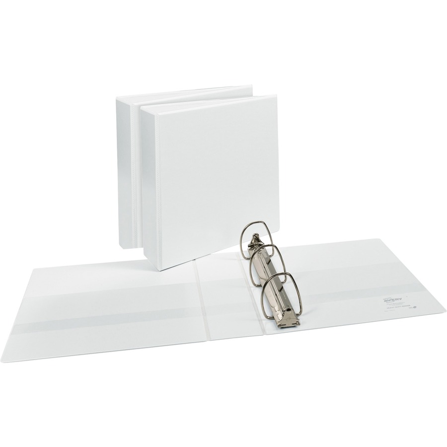 Buy White Letter Size Clear View 3-Ring Binders, 1/2 to 4 Rings, Best  Binder Pricing