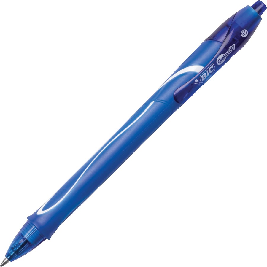BIC Gel-ocity .7mm Retractable Pen - Medium Pen Point - BICRGLCG11BE, BIC  RGLCG11BE - Office Supply Hut