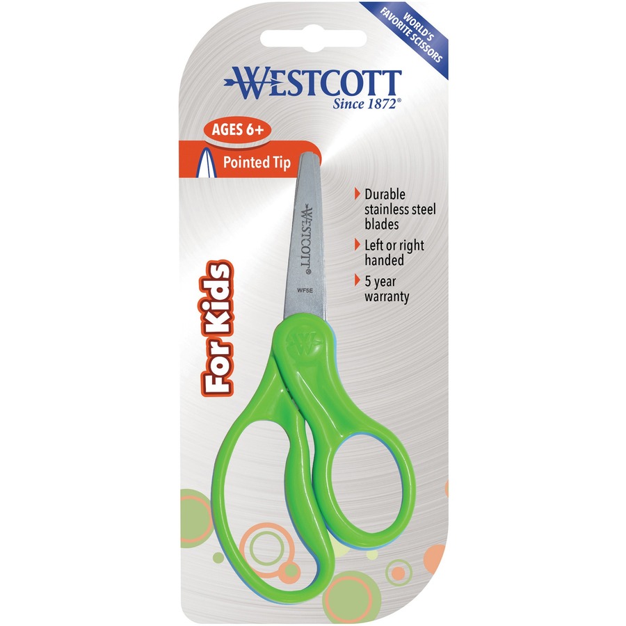 Westcott 5 1/2 Kids Safety Plastic Scissors - Zerbee