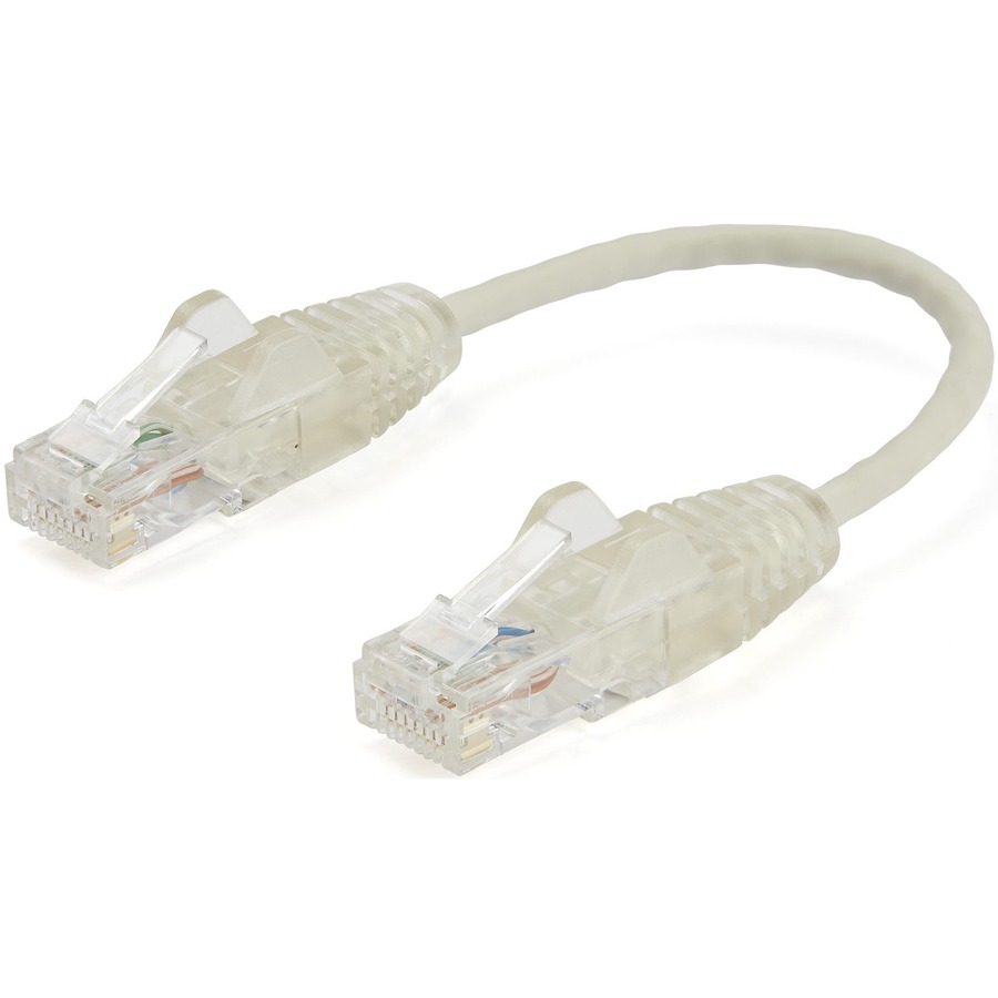 StarTech.com 9' Cat6a Ethernet Cable, Shielded Patch Cable, Gray