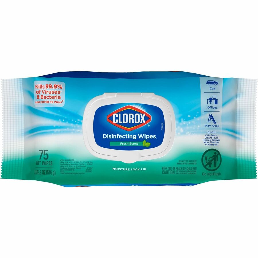 Clorox Bleach-free Disinfecting Cleaning Wipes - Fresh - White ...