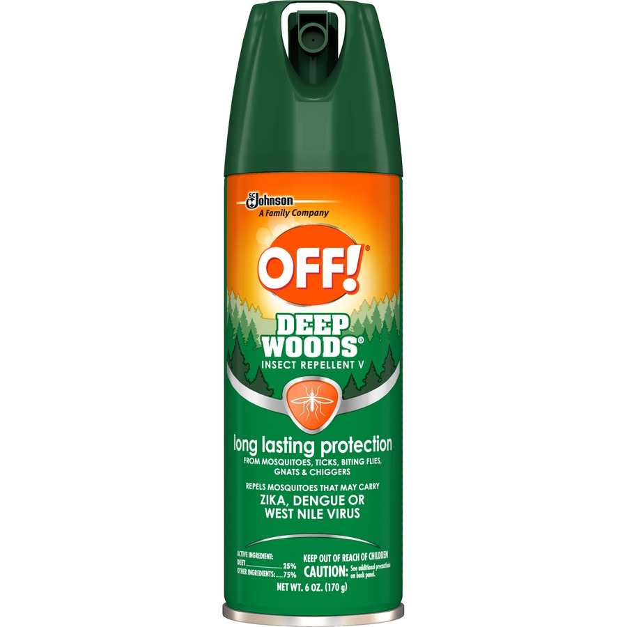 OFF! Deep Woods Insect Repellent Spray Kills Mosquitoes, Ticks, Black Flies, Sand Flies