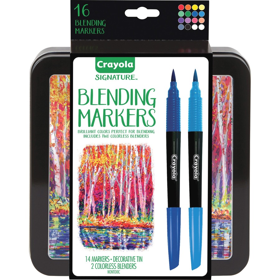 Crayola Signature Blending Markers - Zerbee