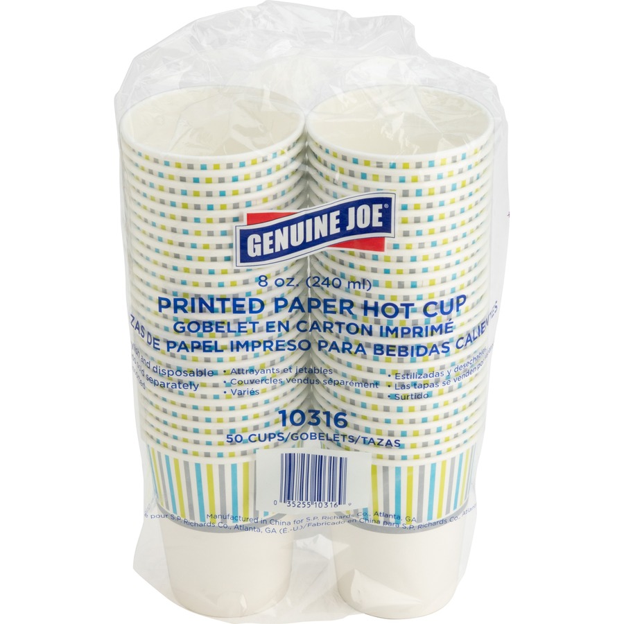 Genuine Joe 16 oz Party Cups - 50 / Pack - Blue, White - Plastic - Party,  Cold Drink, Beverage - Reliable Paper