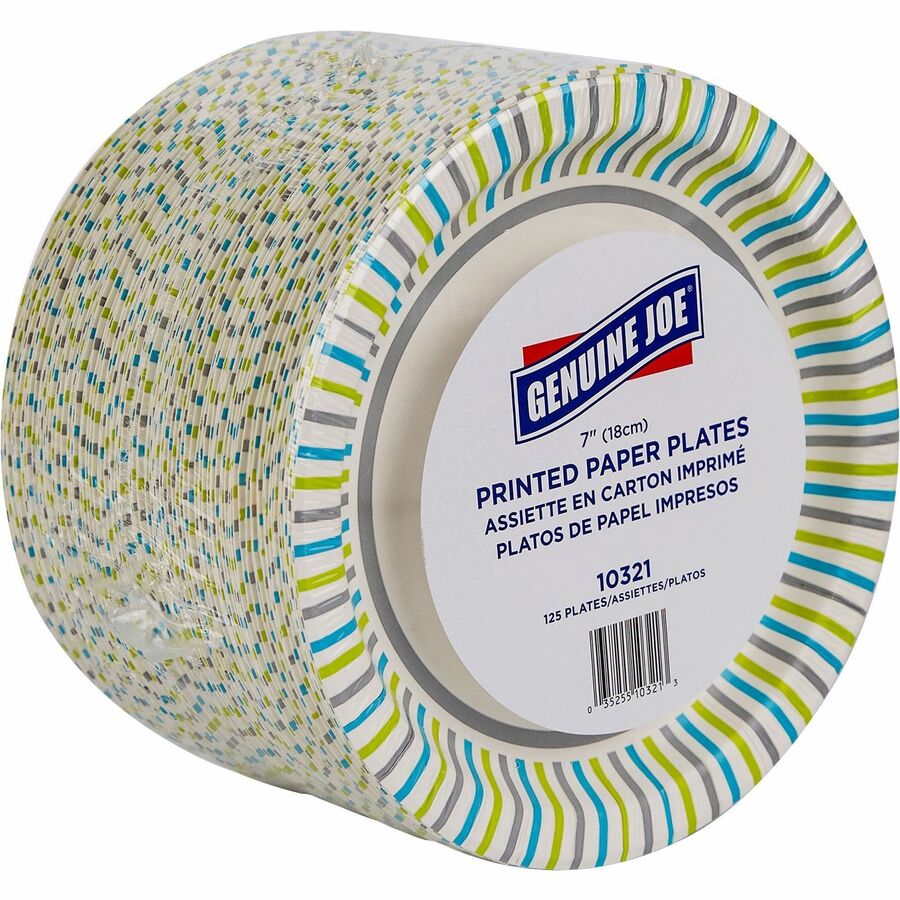 Dixie Paper Plates 8 12 Pathways Design Pack Of 125 Plates - Office Depot