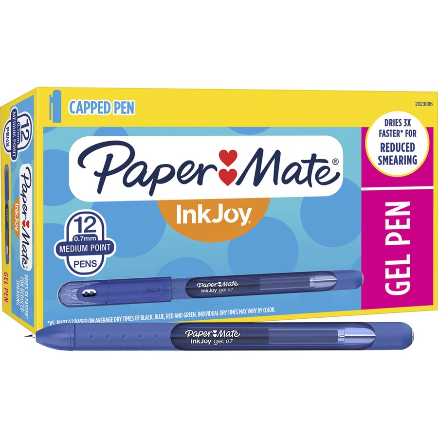 Papermate Inkjoy 100 Capped Ballpoint Pen - Medium - Black