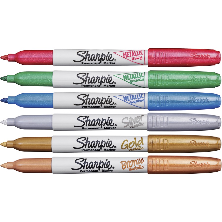 METALLIC GOLD Sharpie Fine Point Tip Permanent Marker Pens
