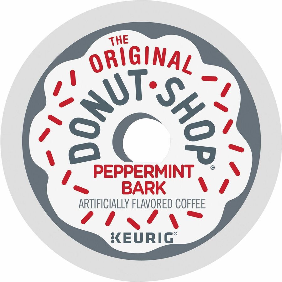 The Original Donut Shop® K-Cup Peppermint Bark Coffee - Compatible with ...